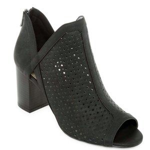 a.n.a Womens Tiana Pumps Open Toe Block Heel